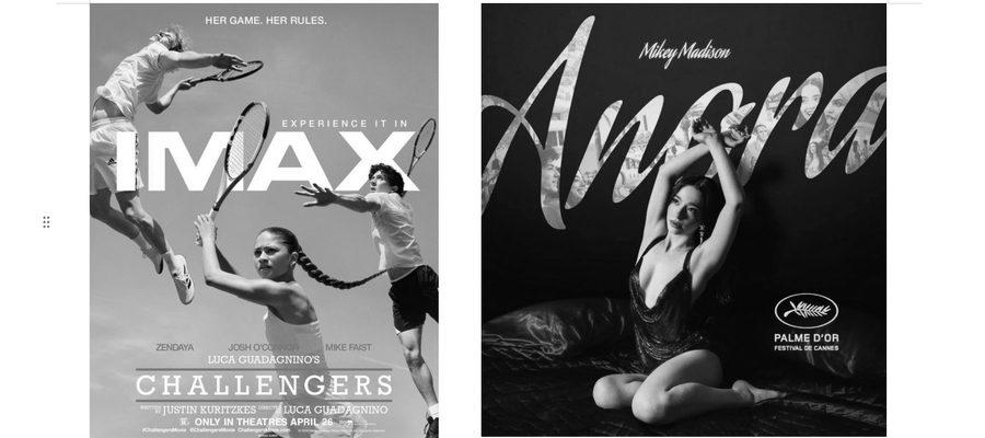 Lo bueno y lo regular: «Anora» vs. «Challegers»